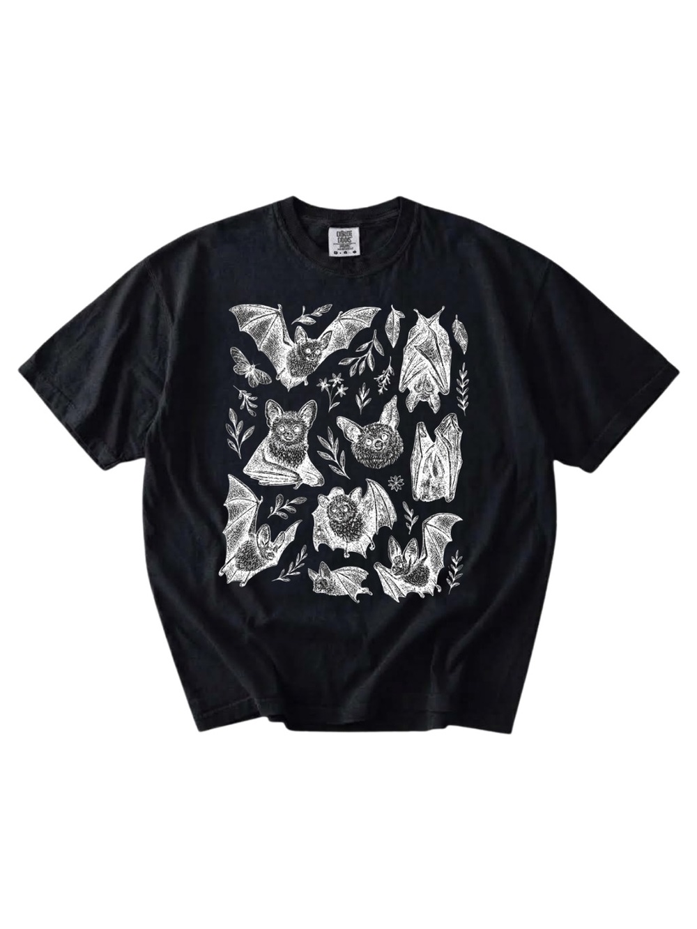 Comfort colors Black Bat Graphic Tee